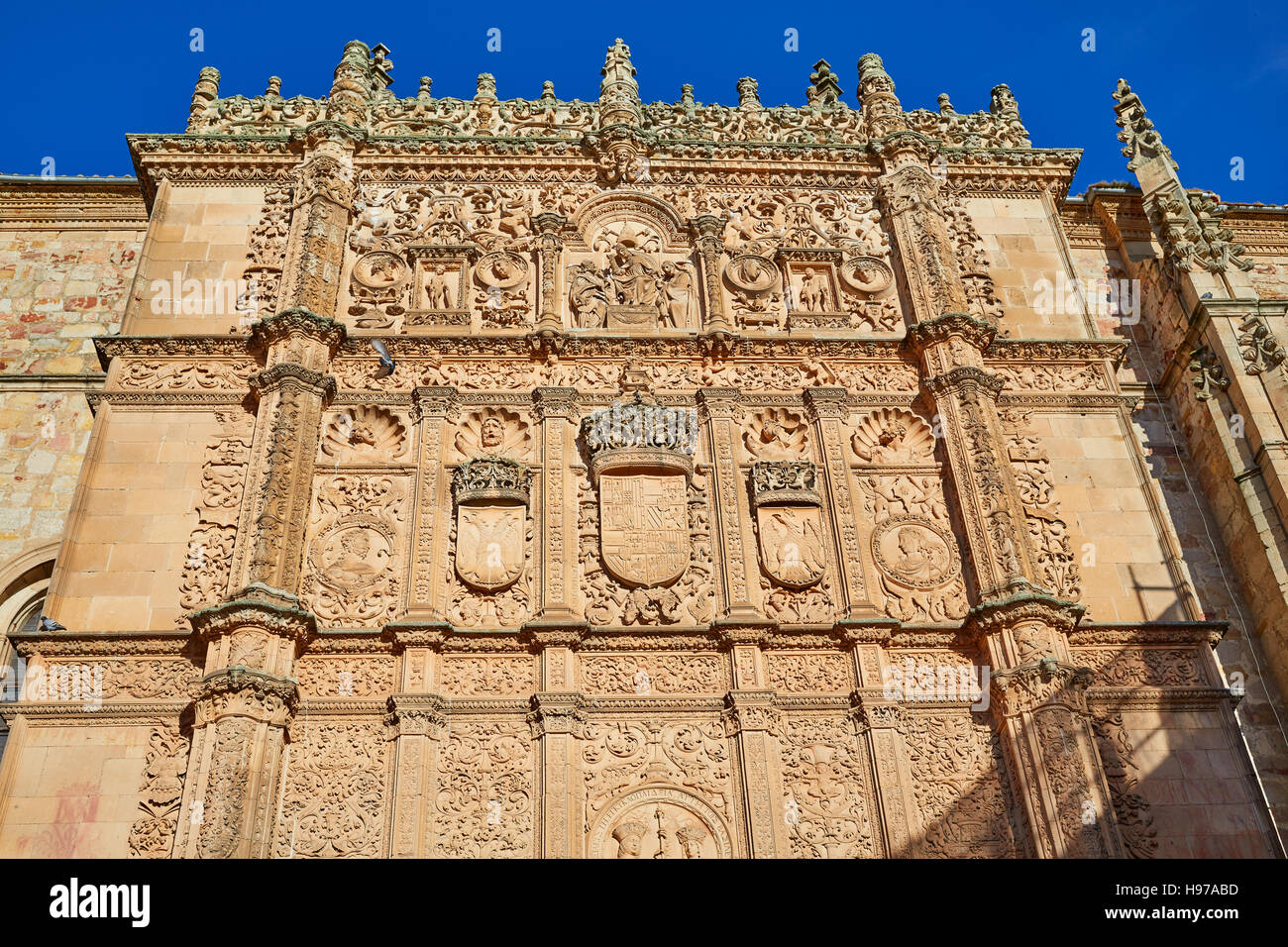 Universidad de Salamanca University facade in Spain Stock Photo Alamy