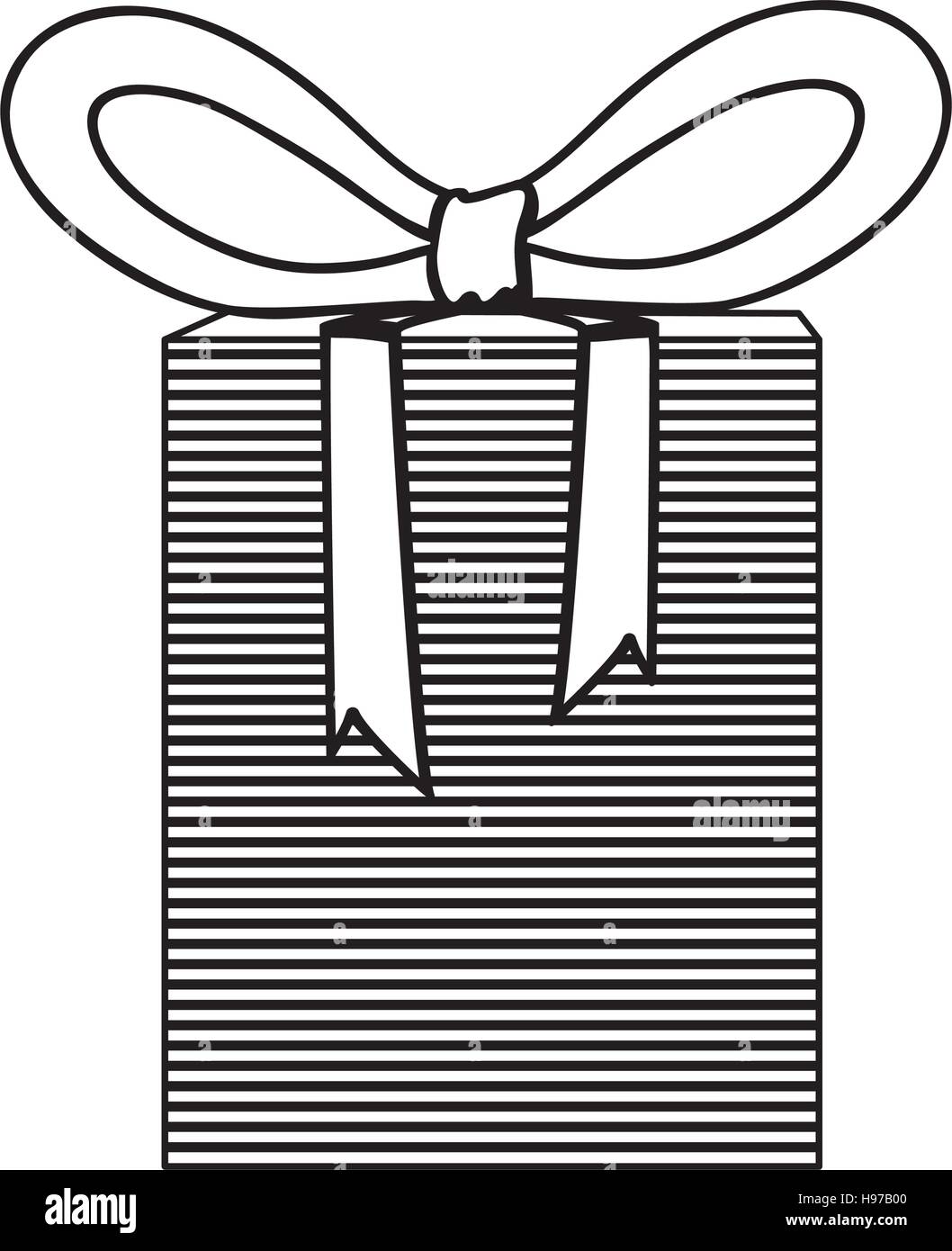 gift box with bow icon image vector illustratoin design Stock Vector ...