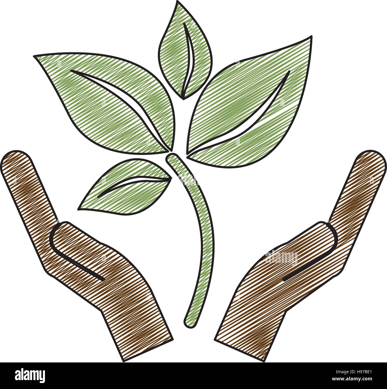 leaf nature icon image Stock Vector Image & Art - Alamy