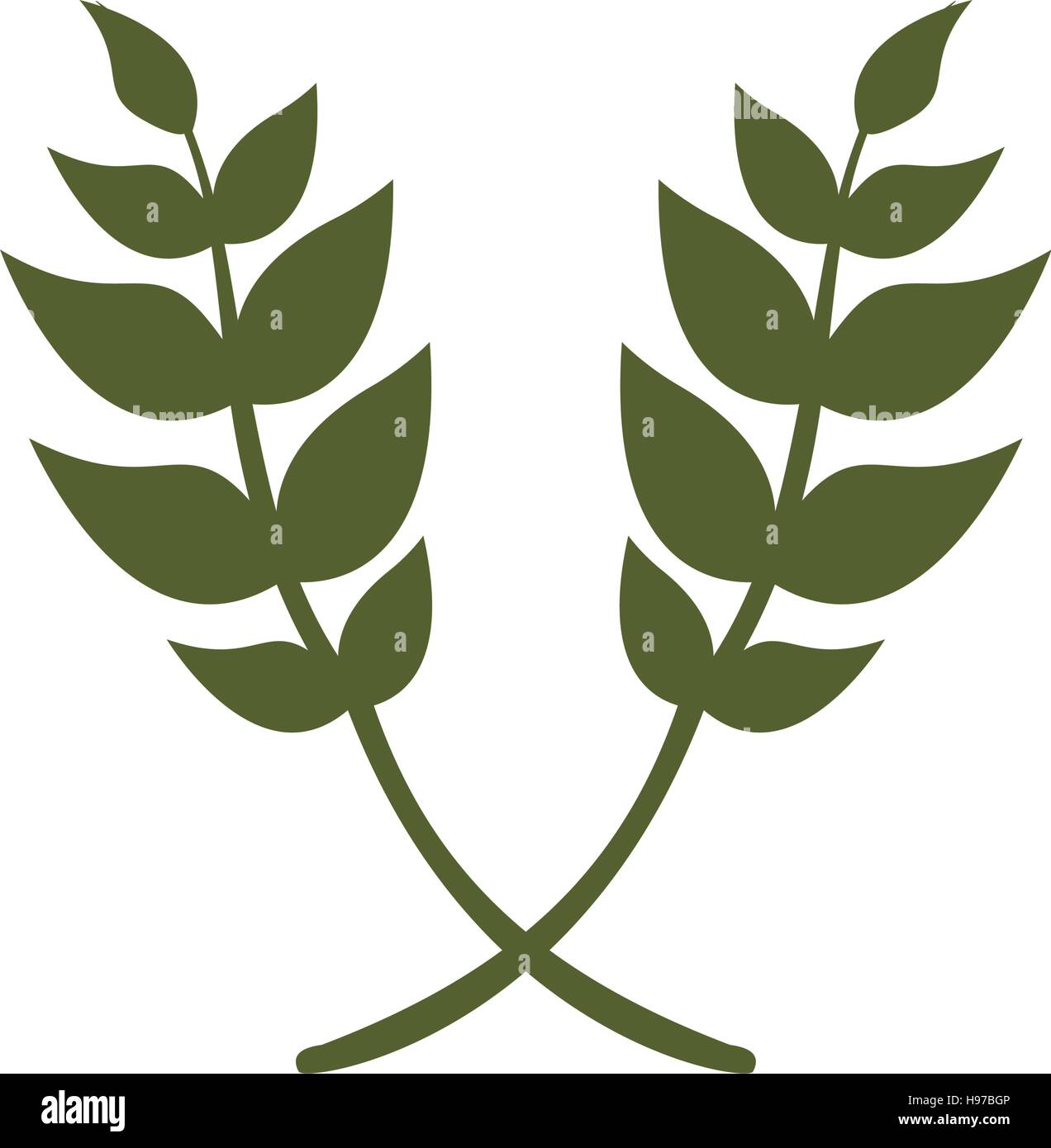 leaf nature icon image Stock Vector Image & Art - Alamy