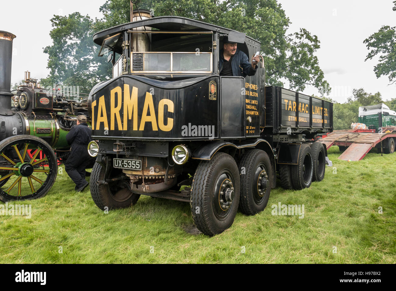 Old Steam truck on display at Cheshire steam Stock Photo - Alamy