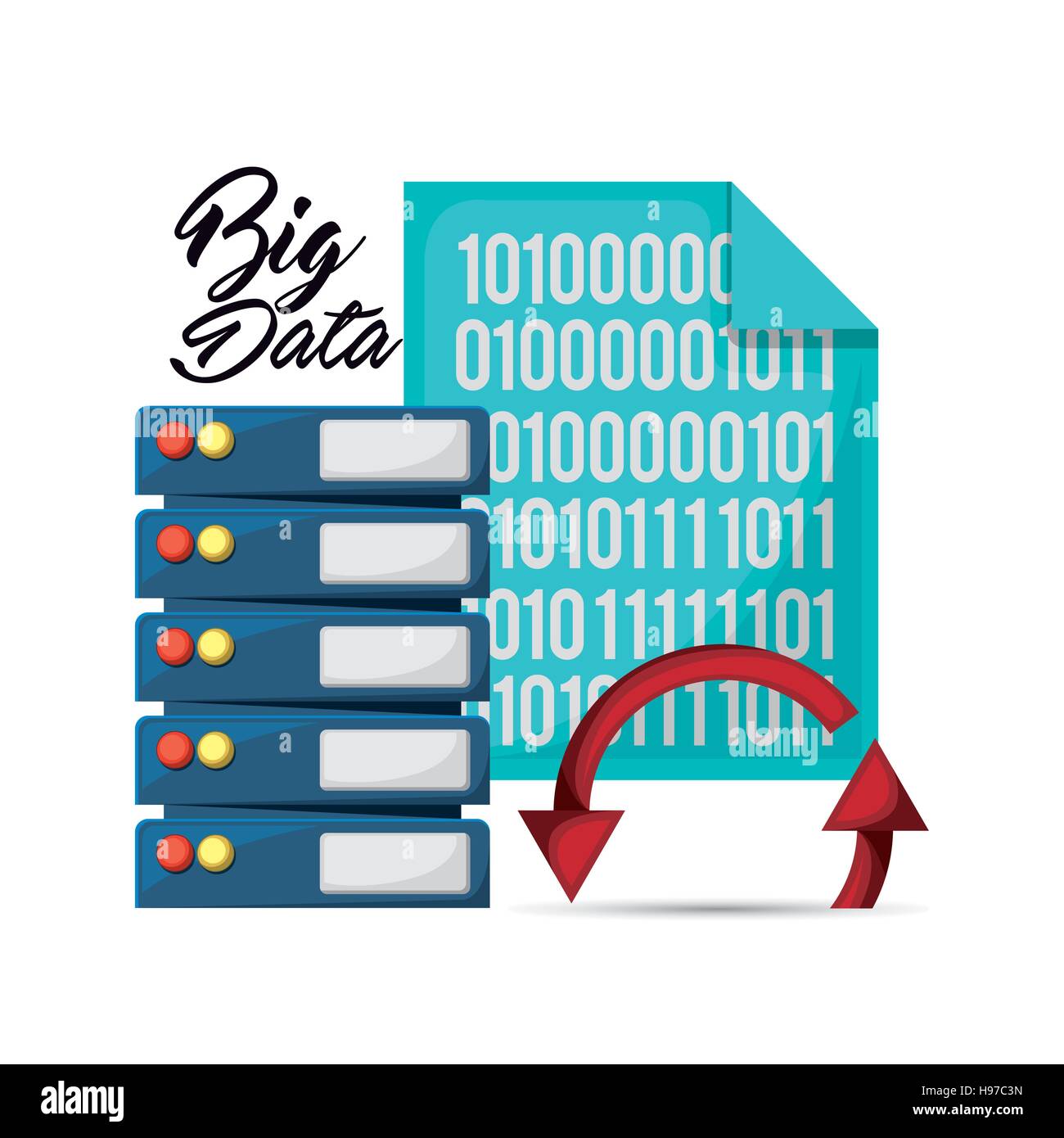 big data related icons image Stock Vector Image & Art - Alamy