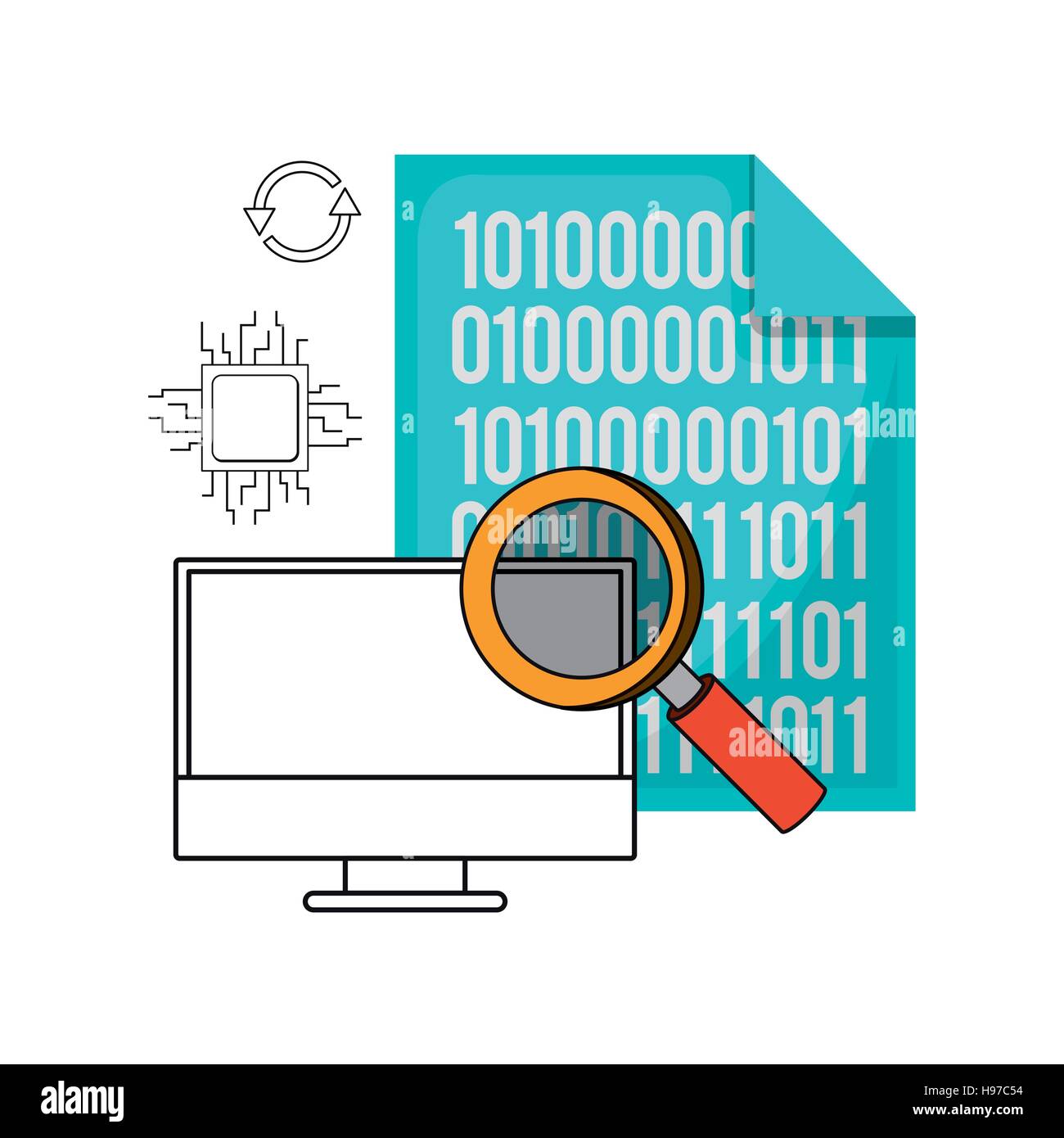 download-big-data-computer-agency-royalty-free-stock-illustration