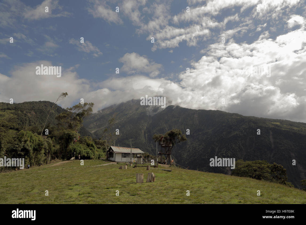 Ecuador, amazon, Banos, Tungurahua, volcano Stock Photo