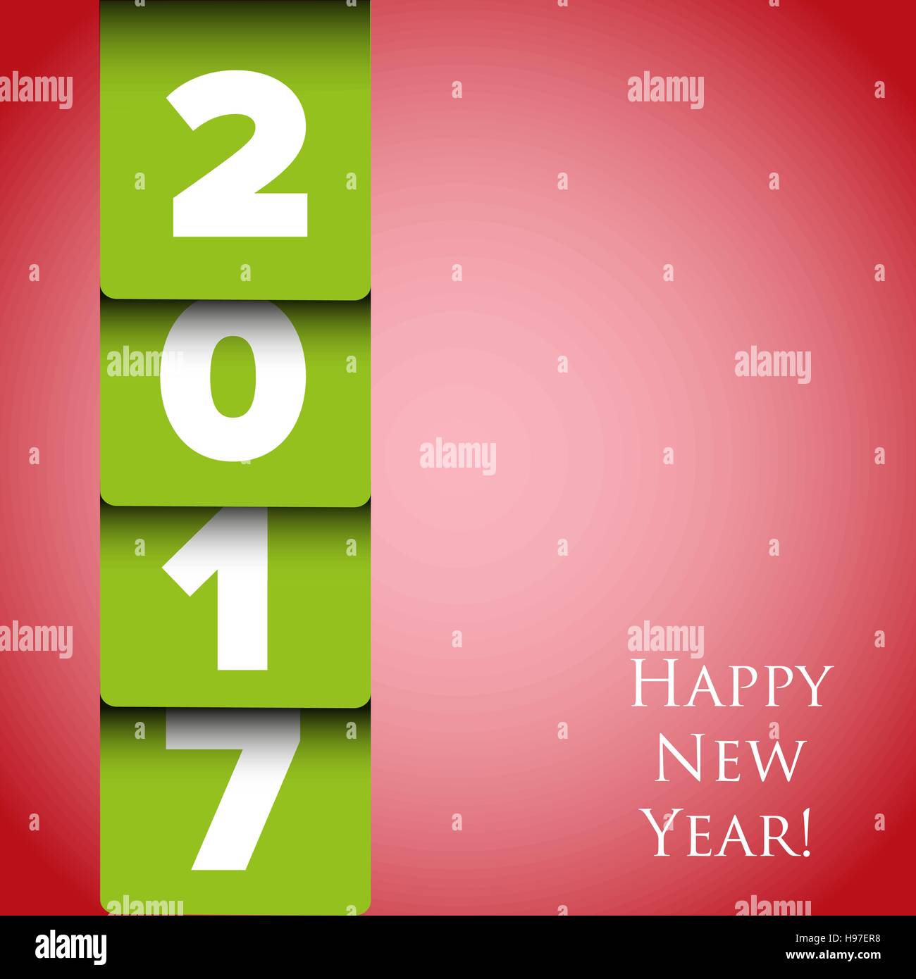 Happy New Year 2017 vector Stock Vector Image & Art - Alamy