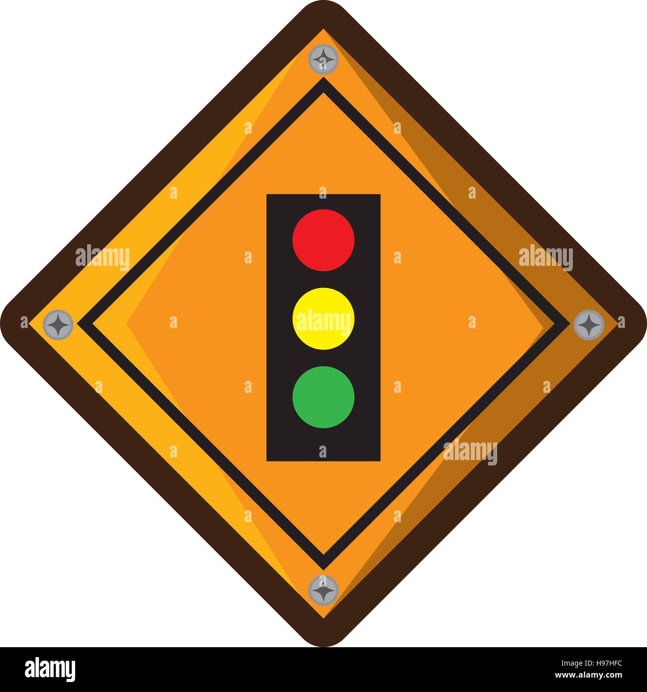 semaphore traffic light isolated icon Stock Vector Image & Art - Alamy