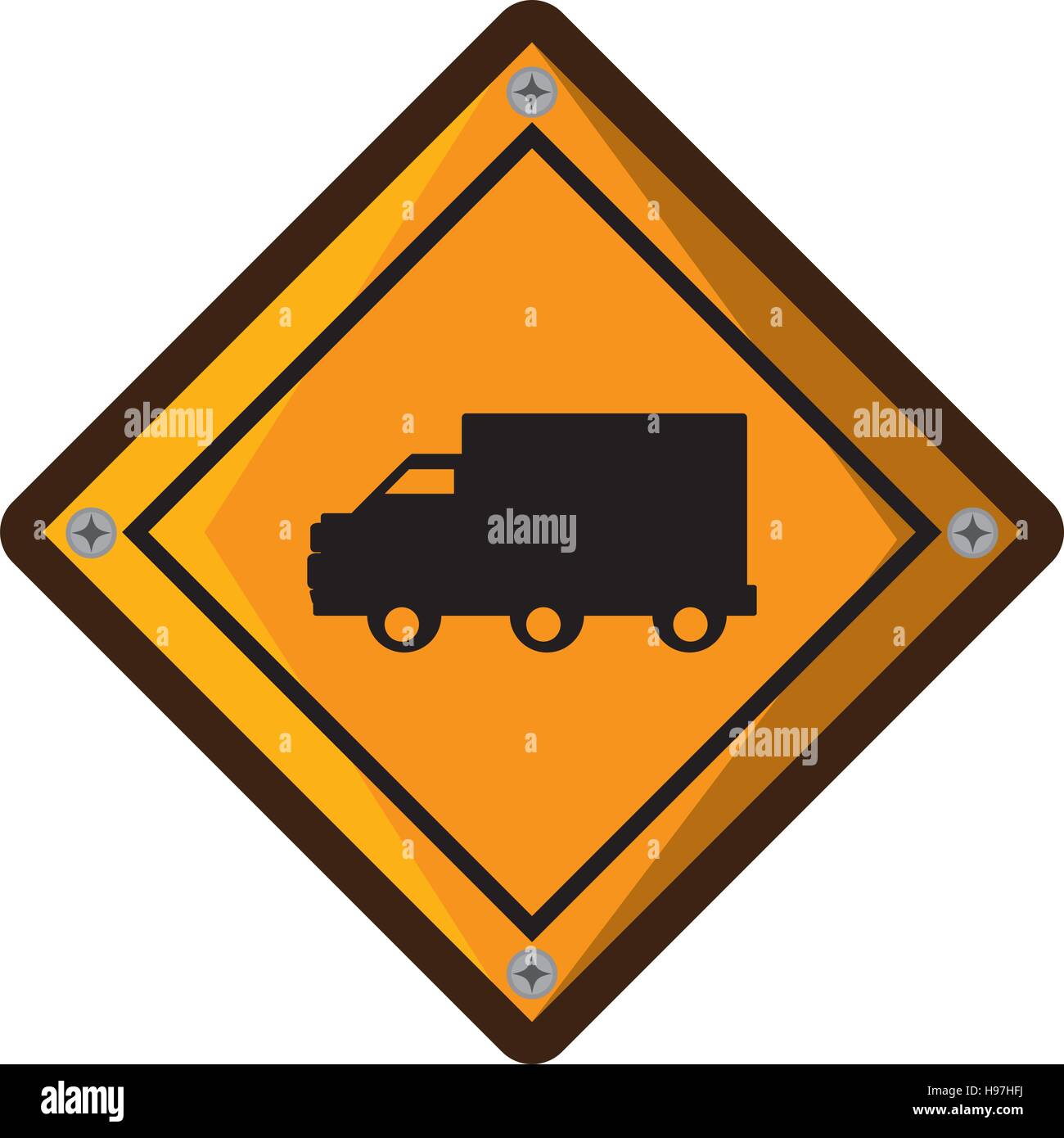 truck zone traffic signal Stock Vector Image & Art Alamy