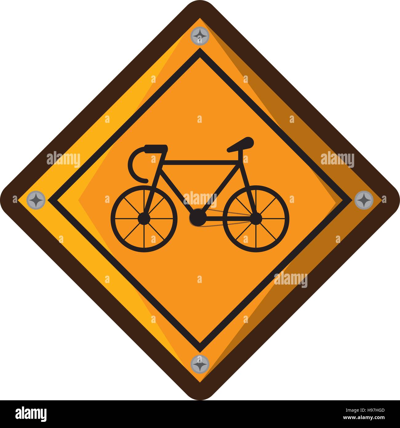 bicycle zone traffic signal Stock Vector Image & Art Alamy