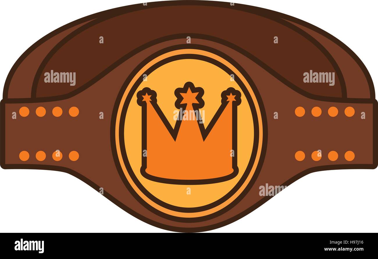 Belt boxing isolated icon design hires stock photography and images