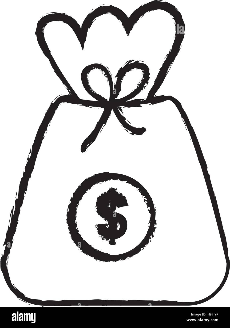 Isolated money bag Stock Vector Image & Art - Alamy