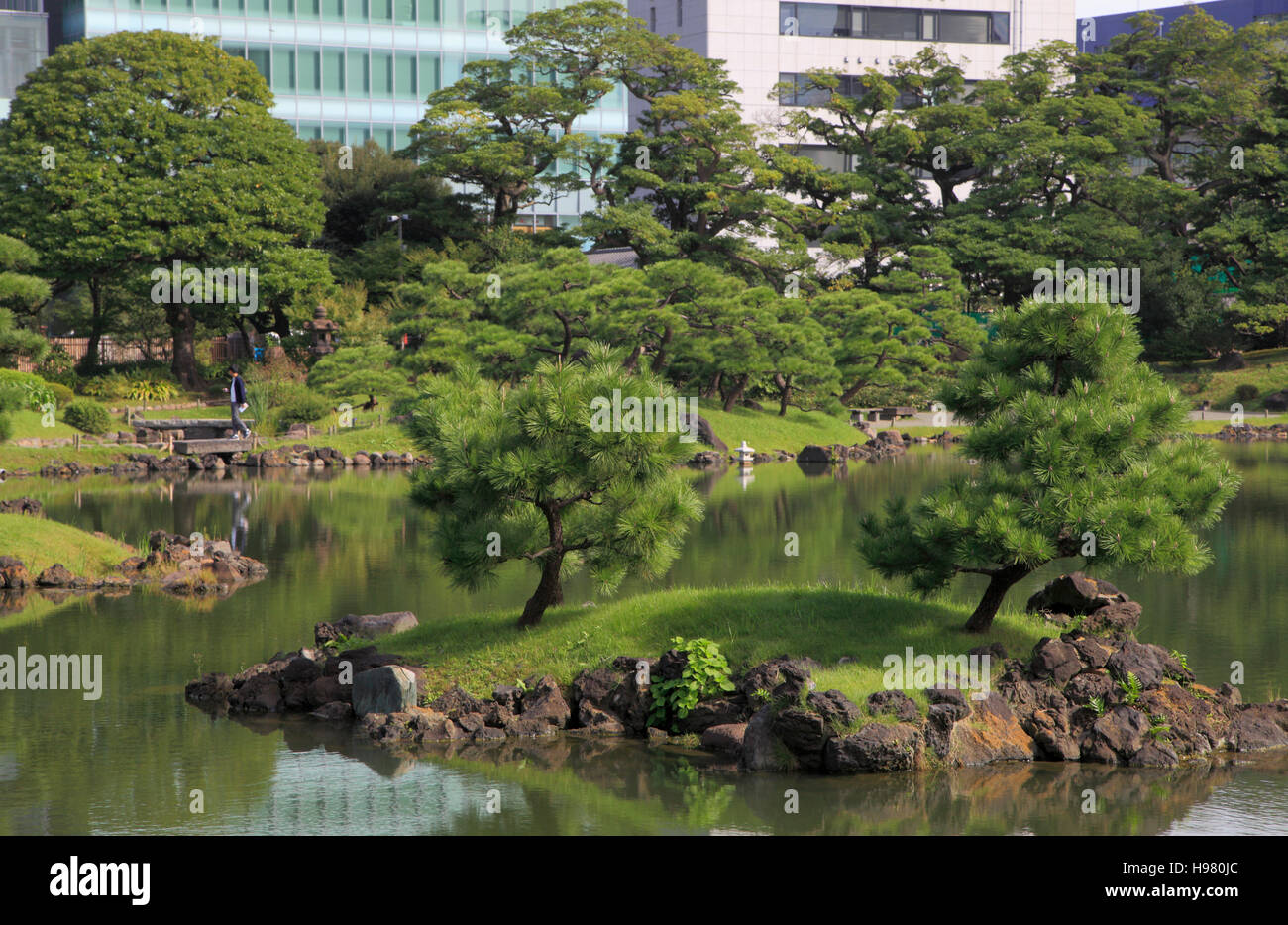 Japan Tokyo Kyu Shiba Rikyu Garden Stock Photo 126180612 Alamy