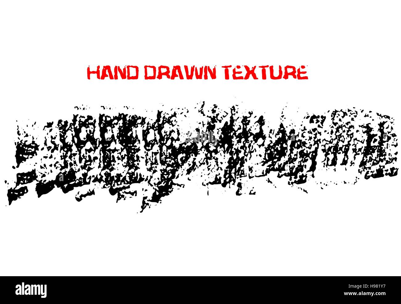 Abstract black sponge stains texture. Design for your brushes and
