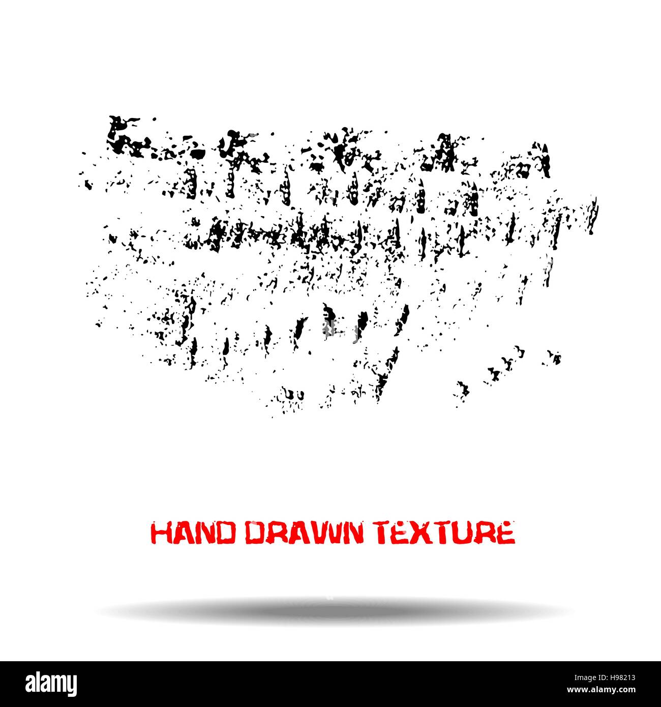 Abstract black sponge stains texture. Design for your brushes and