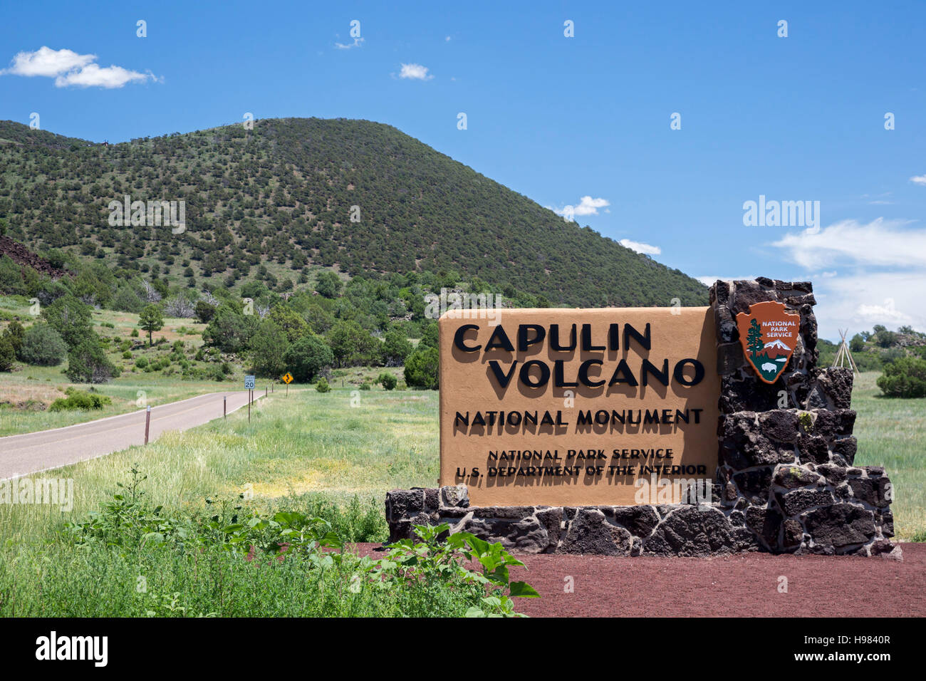 Capulin, New Mexico Capulin Volcano National Monument Stock Photo Alamy