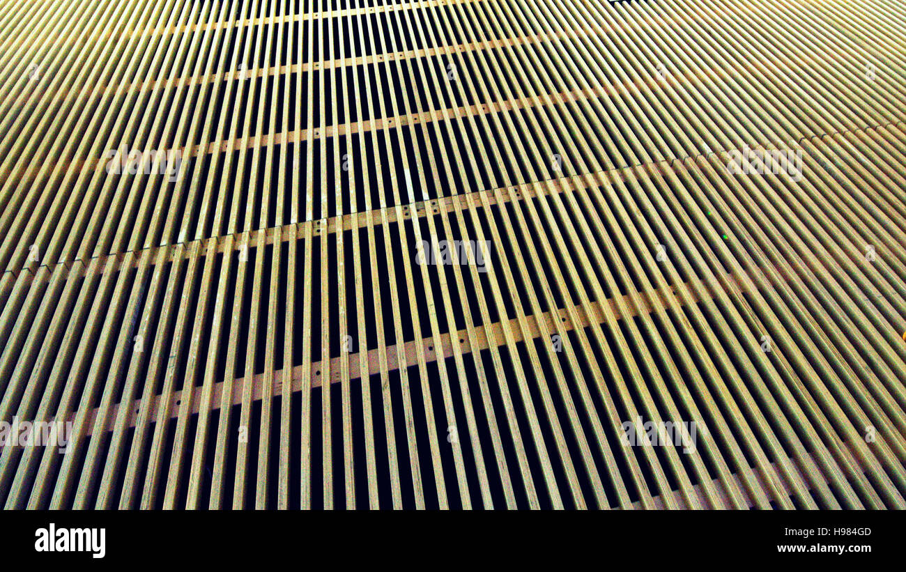 graphic wooden slats detail background image Stock Photo