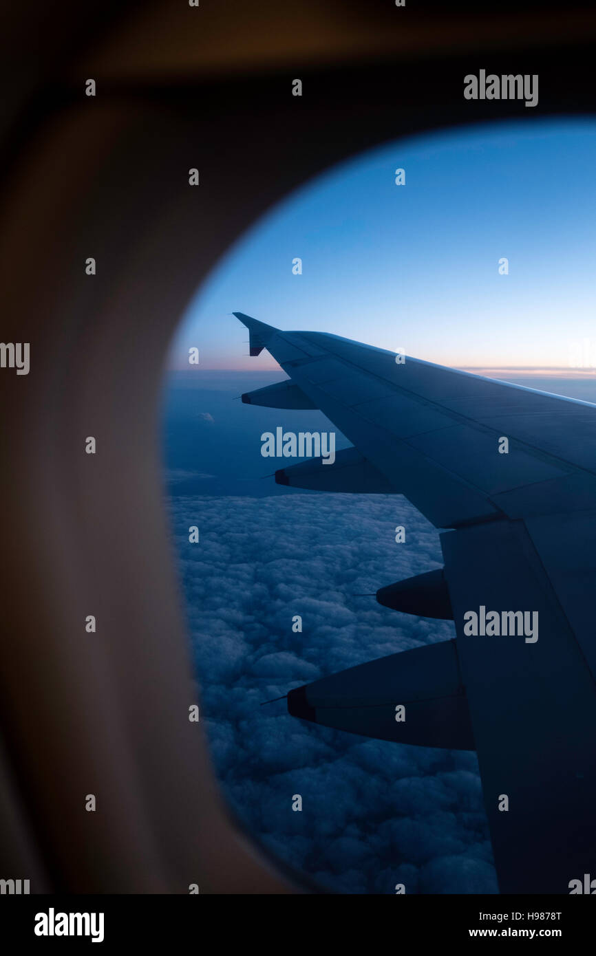 view from airplane window Stock Photo - Alamy