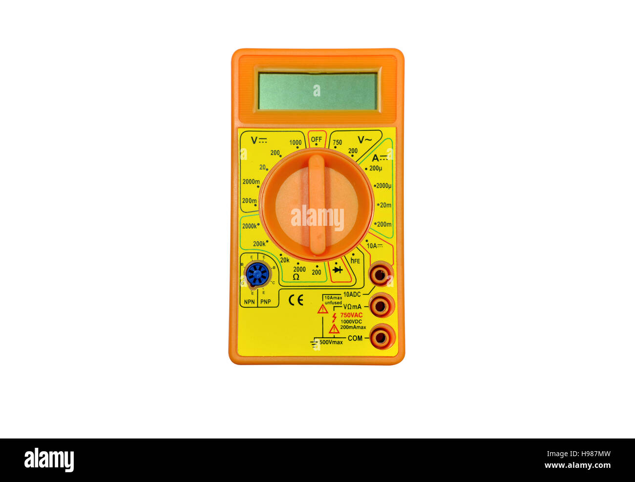 Digital electronic measuring instrument Stock Photo