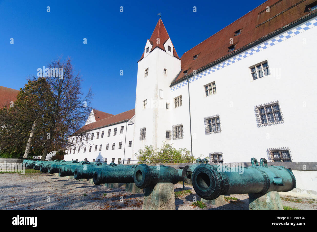 Ingolstadt: New Castle (Bavarian Army Museum), Oberbayern, Upper Bavaria, Bayern, Bavaria, Germany Stock Photo