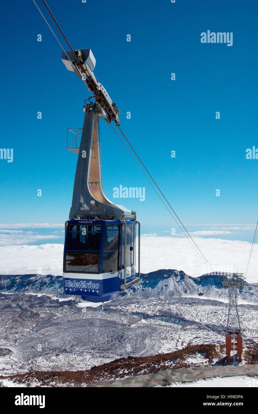 Cable car to Pico de Teide mountain, Parque Nacional del Teide