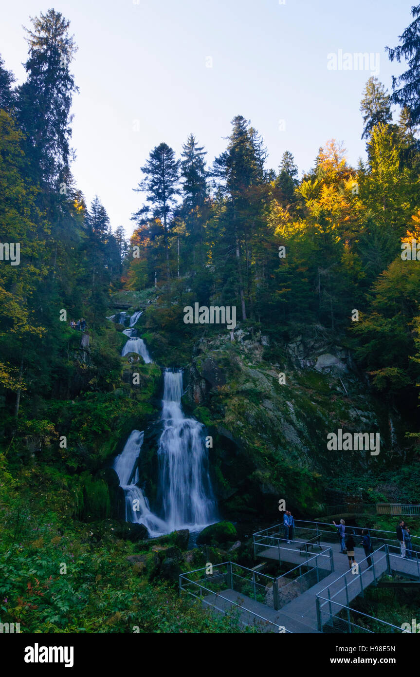 Triberg im Schwarzwald: Triberger Wasserfälle (Triberg waterfalls), Schwarzwald, Black Forest, Baden-Württemberg, Germany Stock Photo