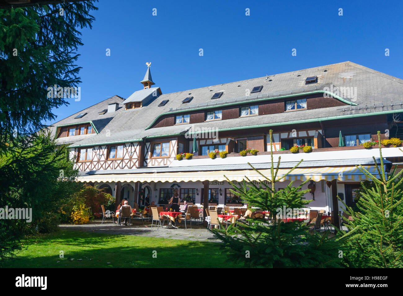 Breitnau (Schwarzwald): Hotel ans inn 'Kaisers Tanne', Schwarzwald, Black Forest, Baden-Württemberg, Germany Stock Photo