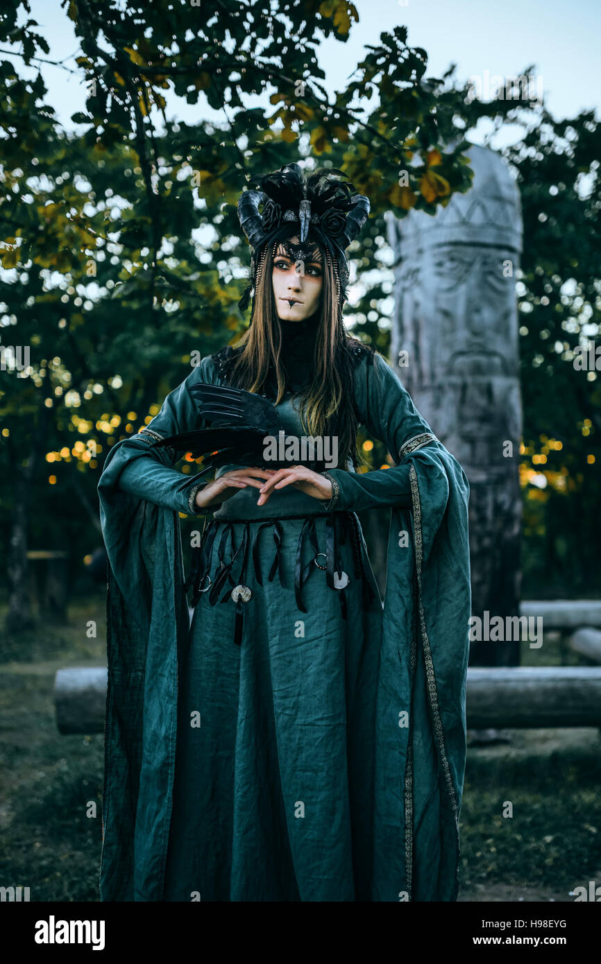 Woman with horns hires stock photography and images Alamy