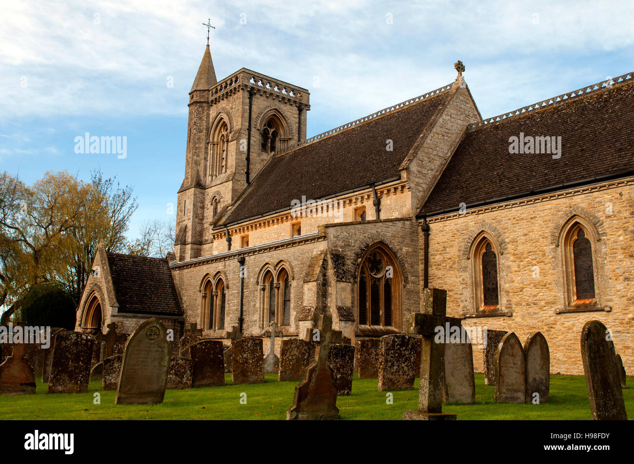 St. Edward the Confessor Church, Shalstone, Buckinghamshire, England, UK Stock Photo