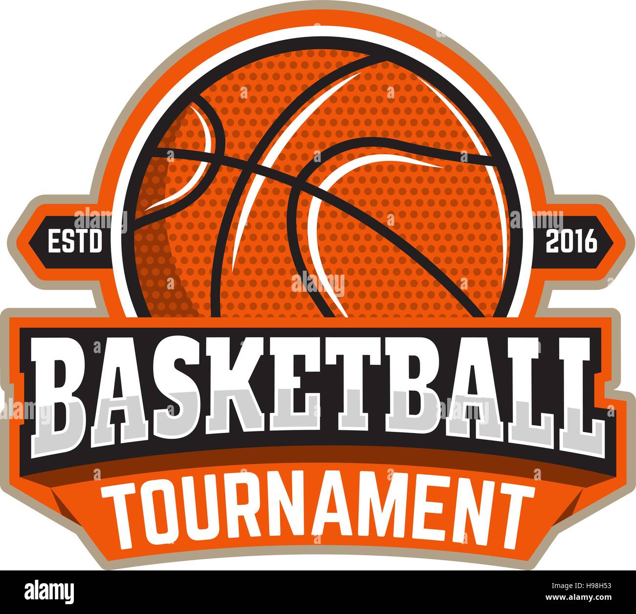 Basketball Championship Logo Template