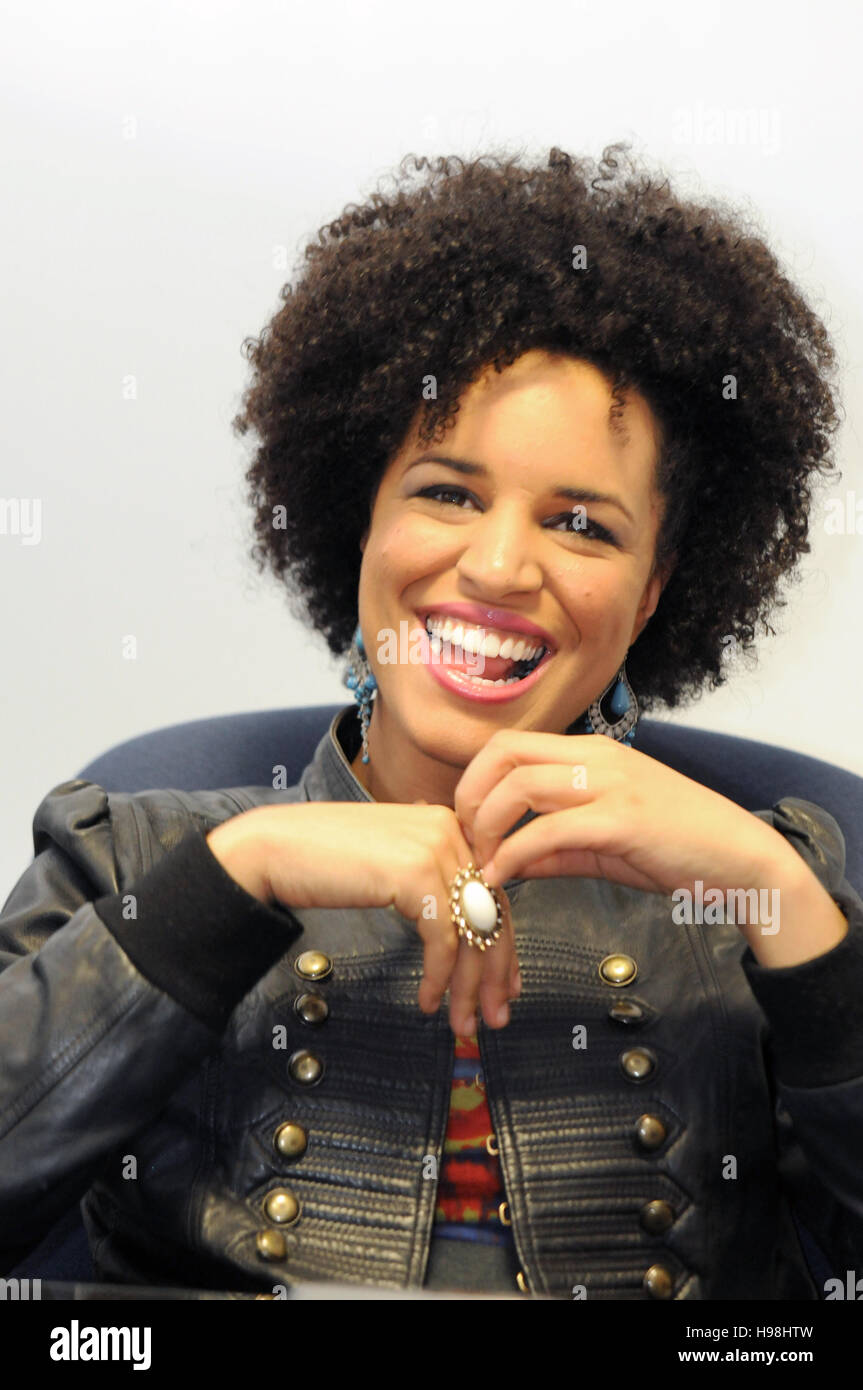 Irish singer Laura Izibor in Philadelphia,PA on June 15 2009 Stock