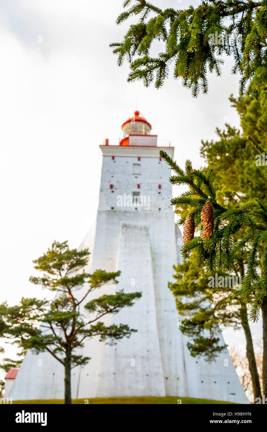 Lighthouse, Kopu, Hiiumaa, Estonia, one of the oldest in Europe Stock Photo