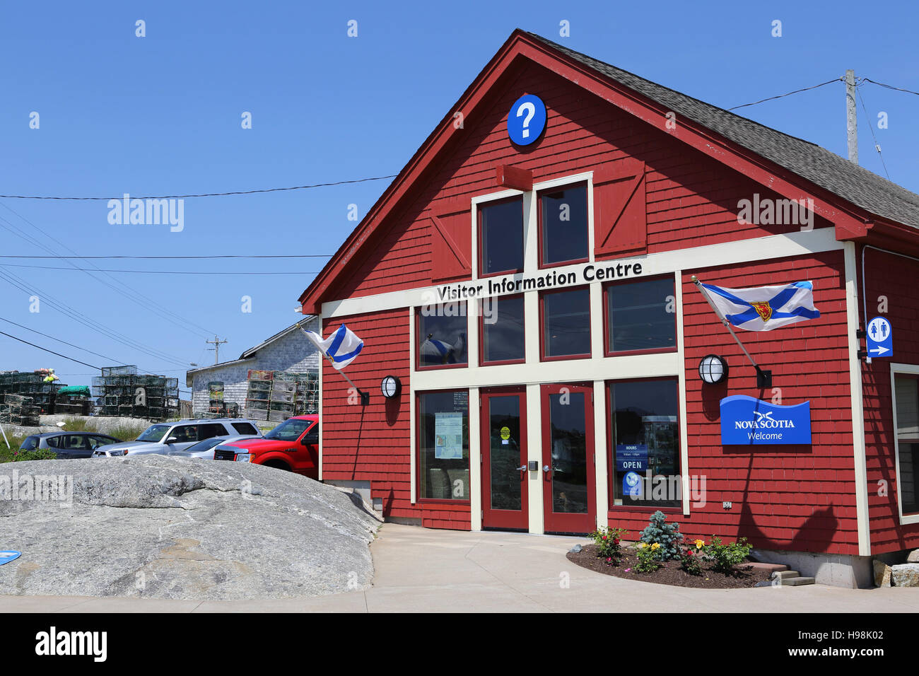 The Visitor Information Centre in the fishing village of Peggy's Cove