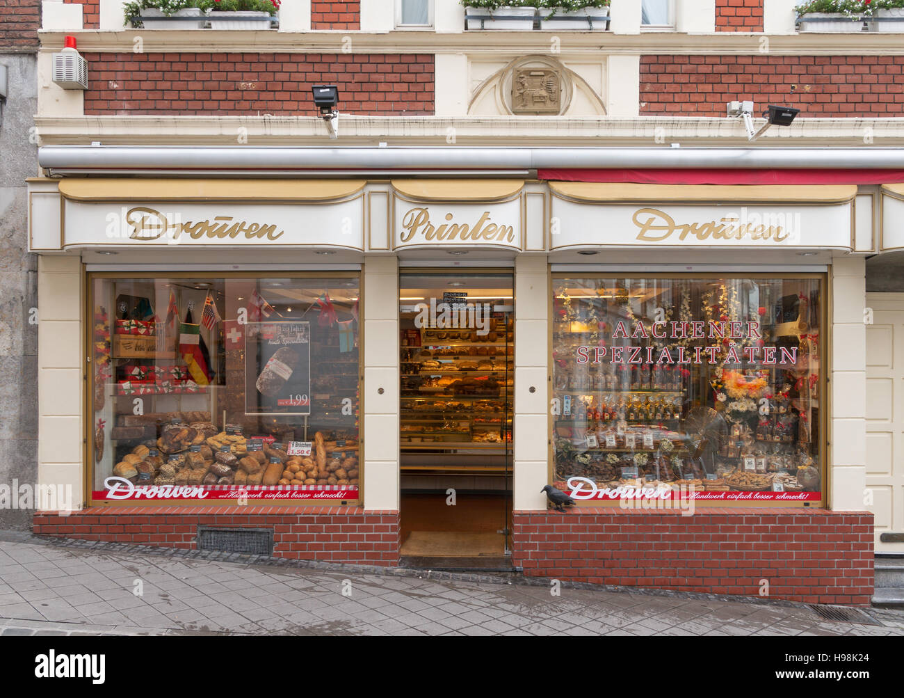 Drouven bakery and shop, Aachen,  North Rhine-Westphalia, Germany Stock Photo