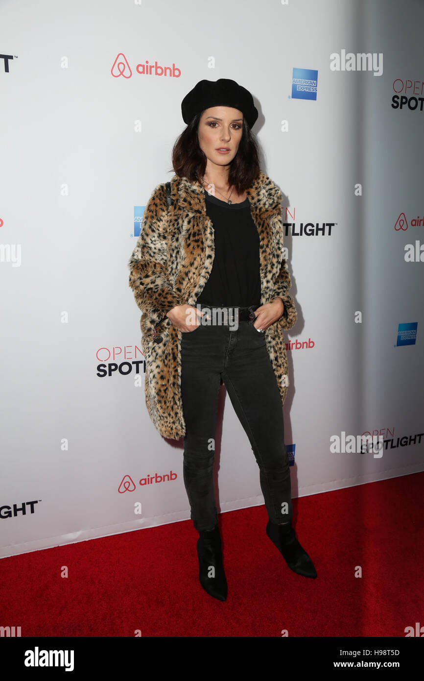 Los Angeles, Ca, USA. 19th Nov, 2016. Shenae Grimes attends the 3rd Annual Airbnb Open Spotlight on November 19, 2016 in Los Angeles, California. Credit:  MediaPunch Inc/Alamy Live News Stock Photo