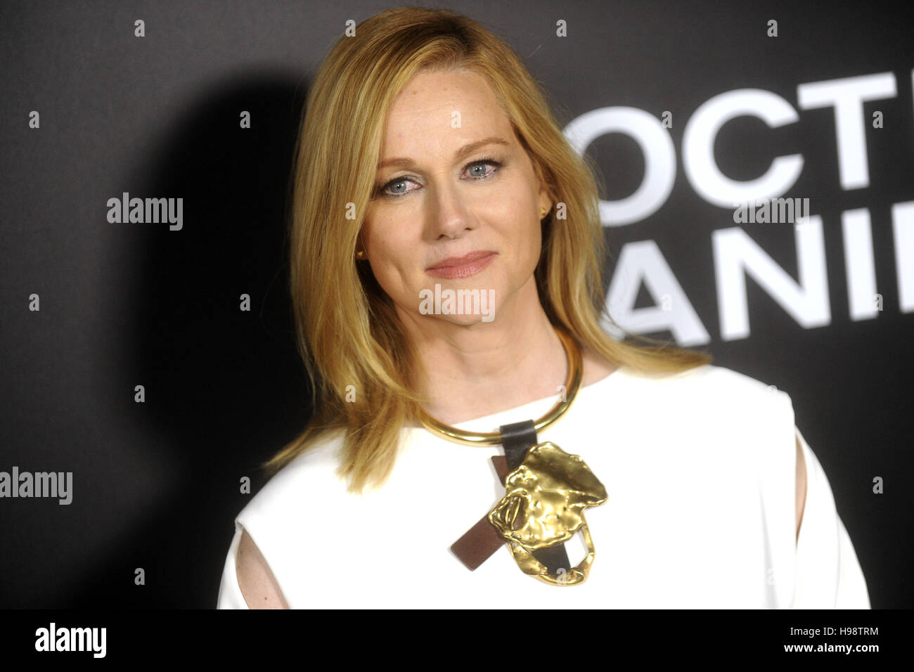 Laura Linney attends the premiere of 