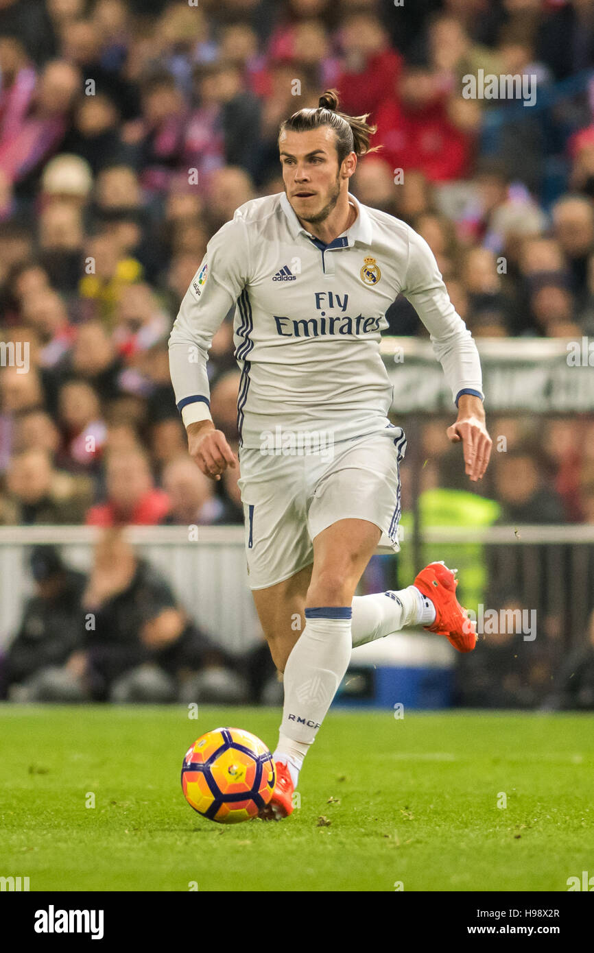 Madrid Spain 20th November 2016 Gareth Bale Real Madrid In