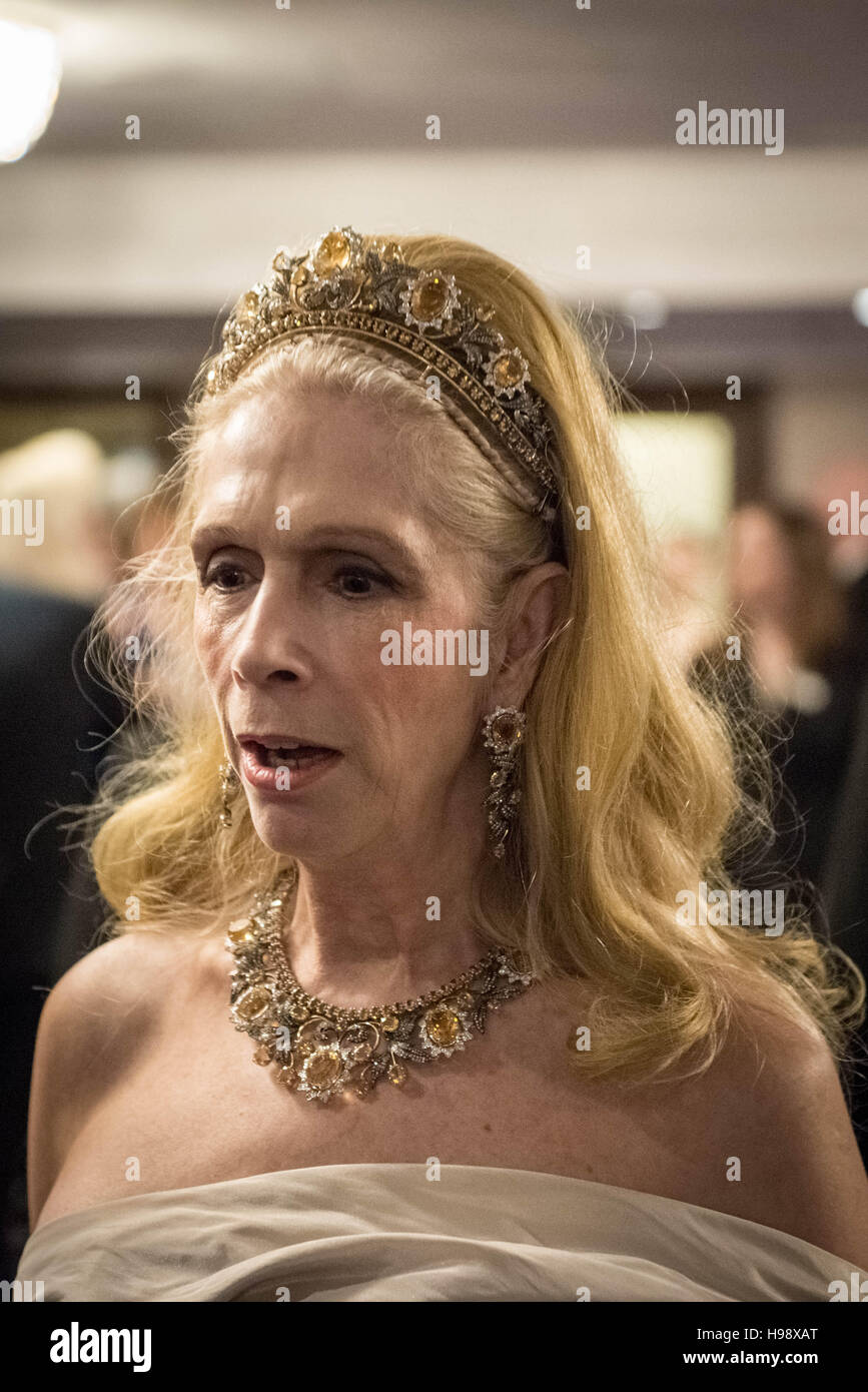 London, UK. 19th November, 2016. Author and socialite, Lady Colin Campbell, attends The Fourth Russian Debutante Ball Credit:  Guy Corbishley/Alamy Live News Stock Photo