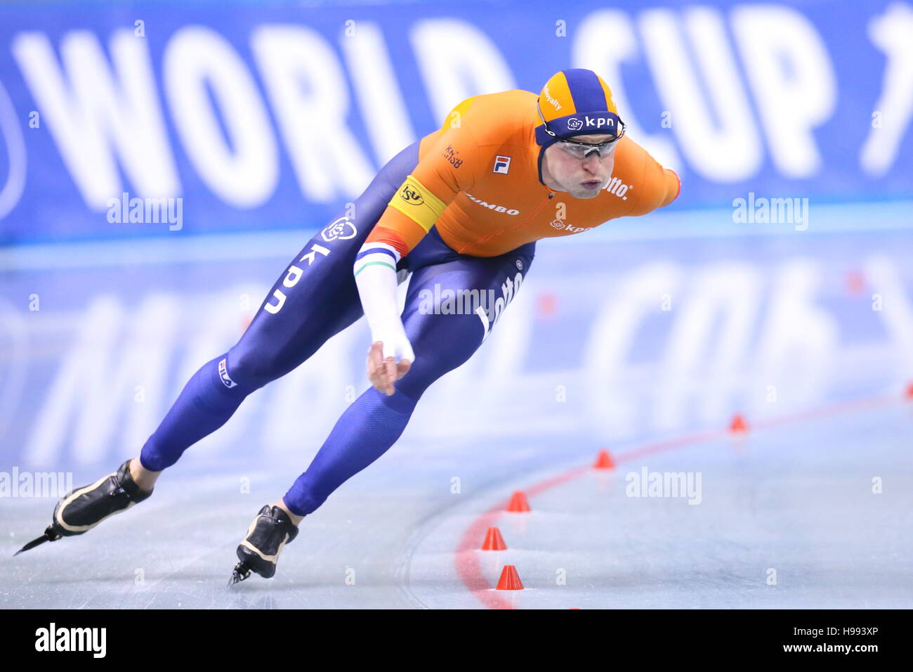 Nagano, Japan. 20th Nov, 2016. Sven Kramer (NED) Speed Skating : ISU World Cup Speed Skating competition in Nagano, Men's 1500m Division A at M-Wave in Nagano, Japan . Credit:  AFLO SPORT/Alamy Live News Stock Photo