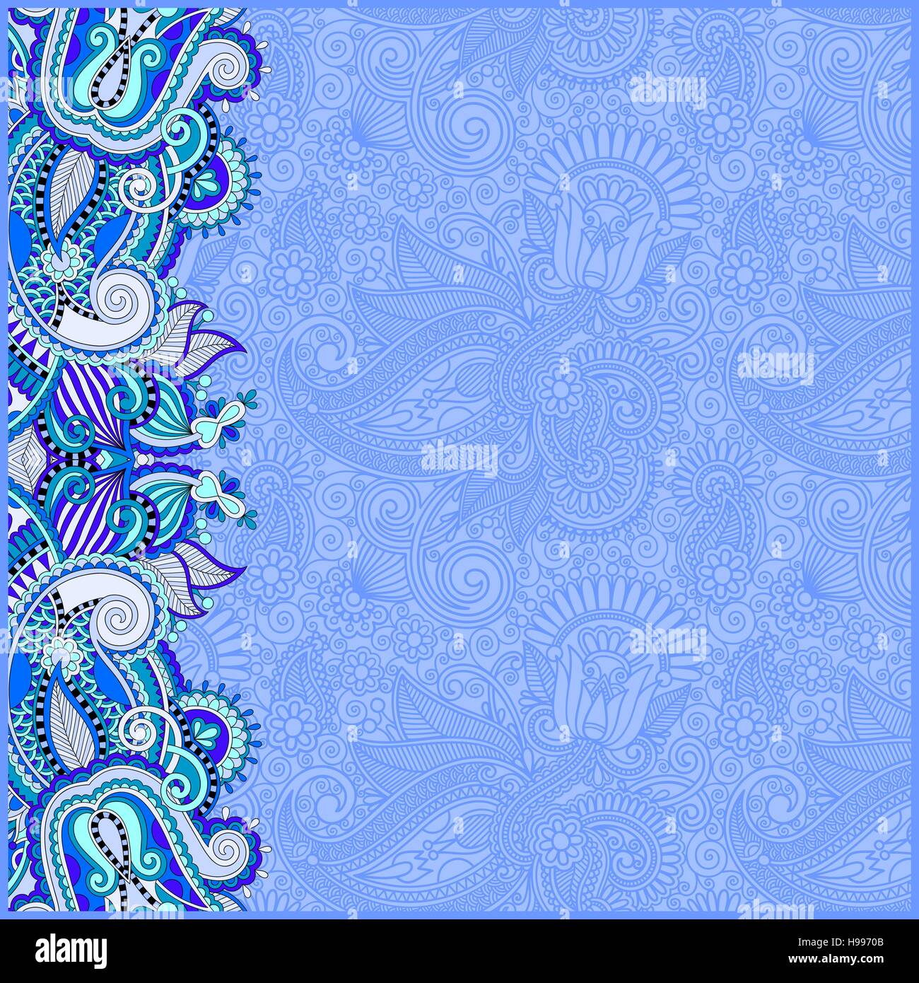 blue invitation card with ethnic background, royal ornamental de Stock  Vector Image & Art - Alamy