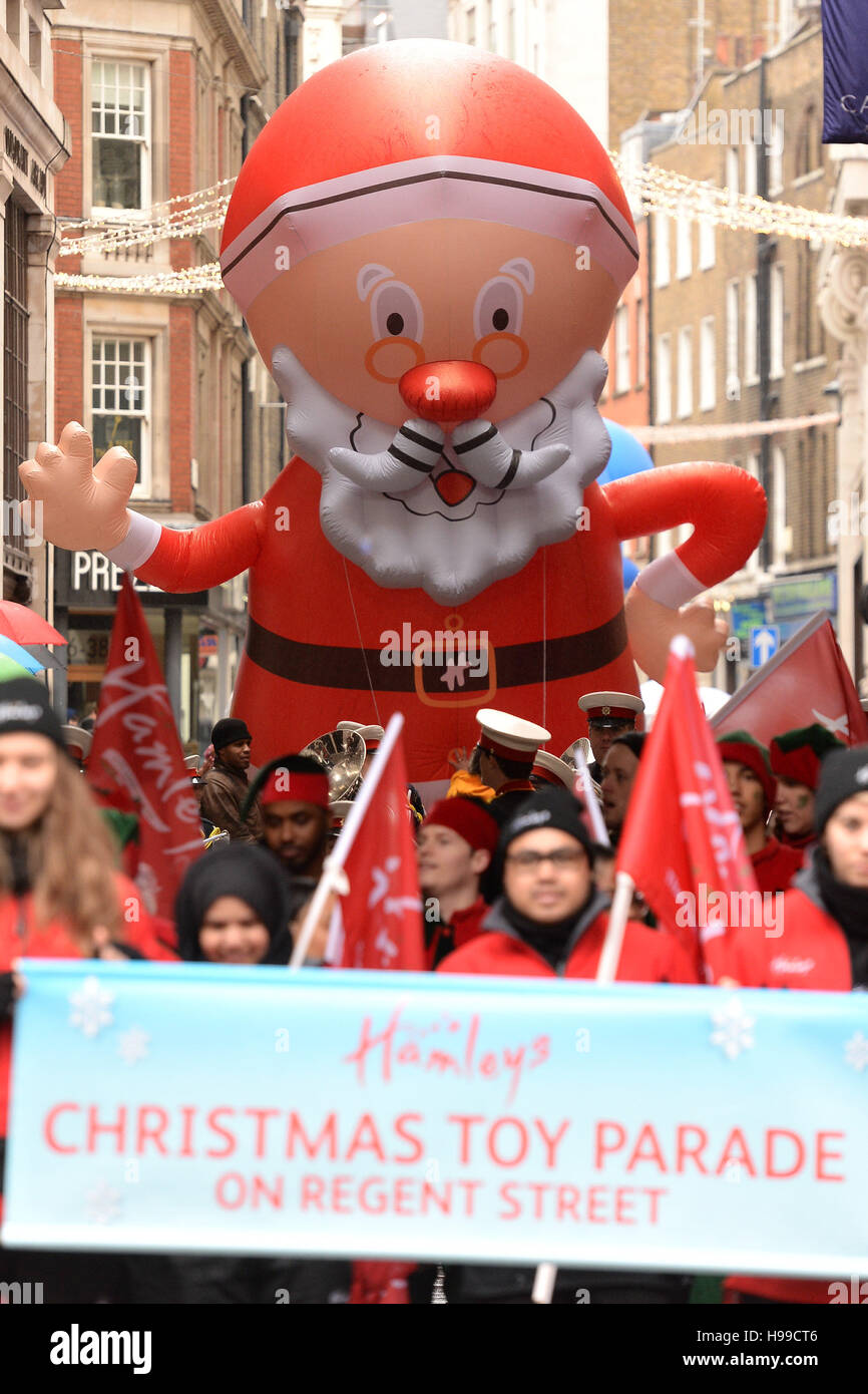 The second annual Hamleys Christmas Toy Parade on Regent Street, central London Stock Photo Alamy