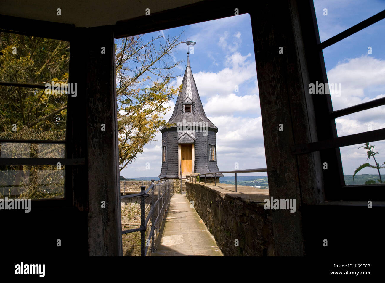 Germany,  Hagen, castle Hohenlimburg, the battlement. Stock Photo