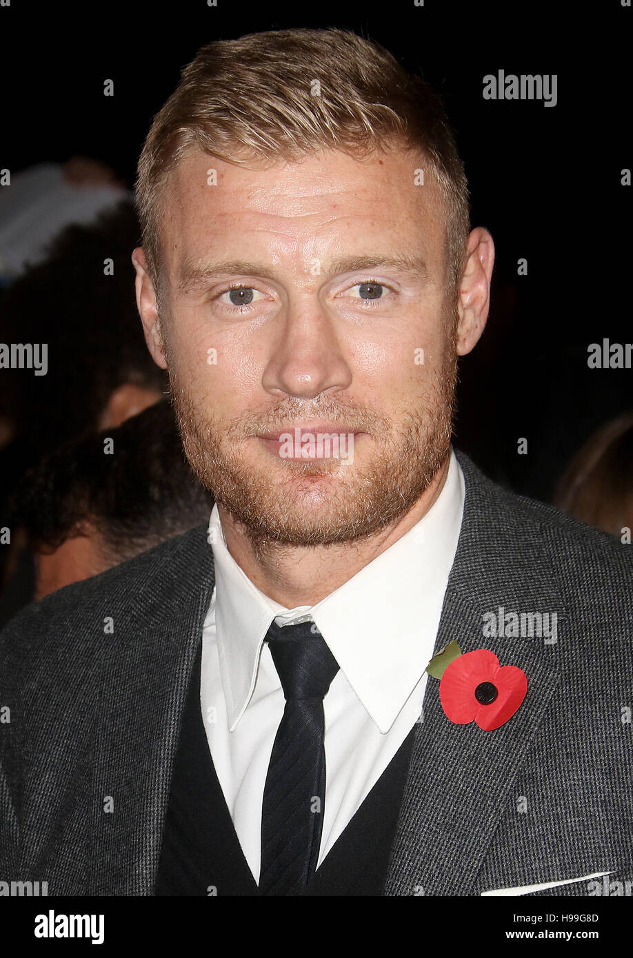 Oct 31, 2016  -  Freddie Flintoff attending Pride Of Britain Awards 2016 at the Grosvenor House Hotel in London, England, UK Stock Photo