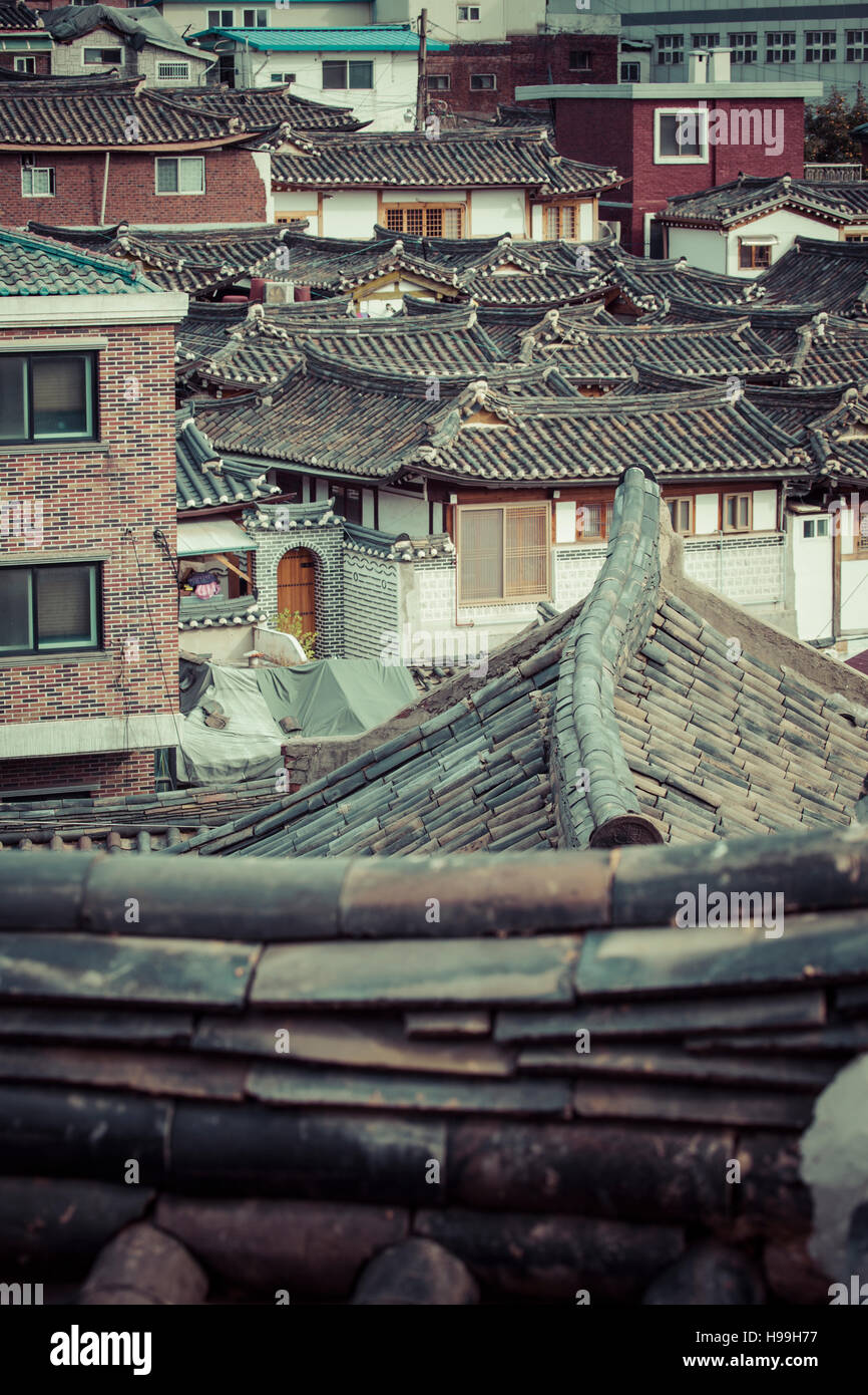 Bukchon Hanok Village is one of the famous place for Korean traditional ...