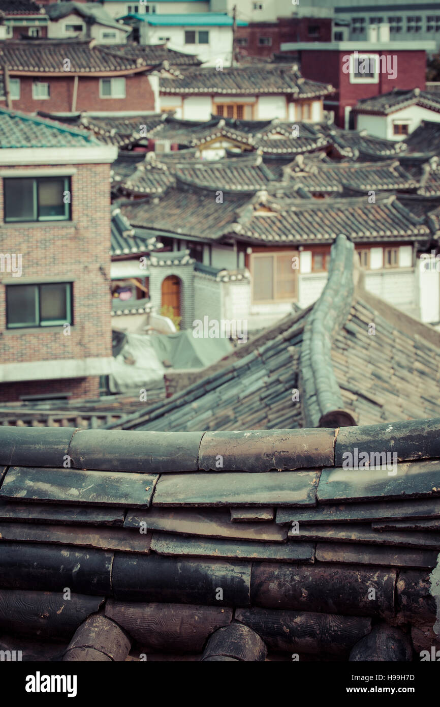 Bukchon Hanok Village is one of the famous place for Korean traditional ...