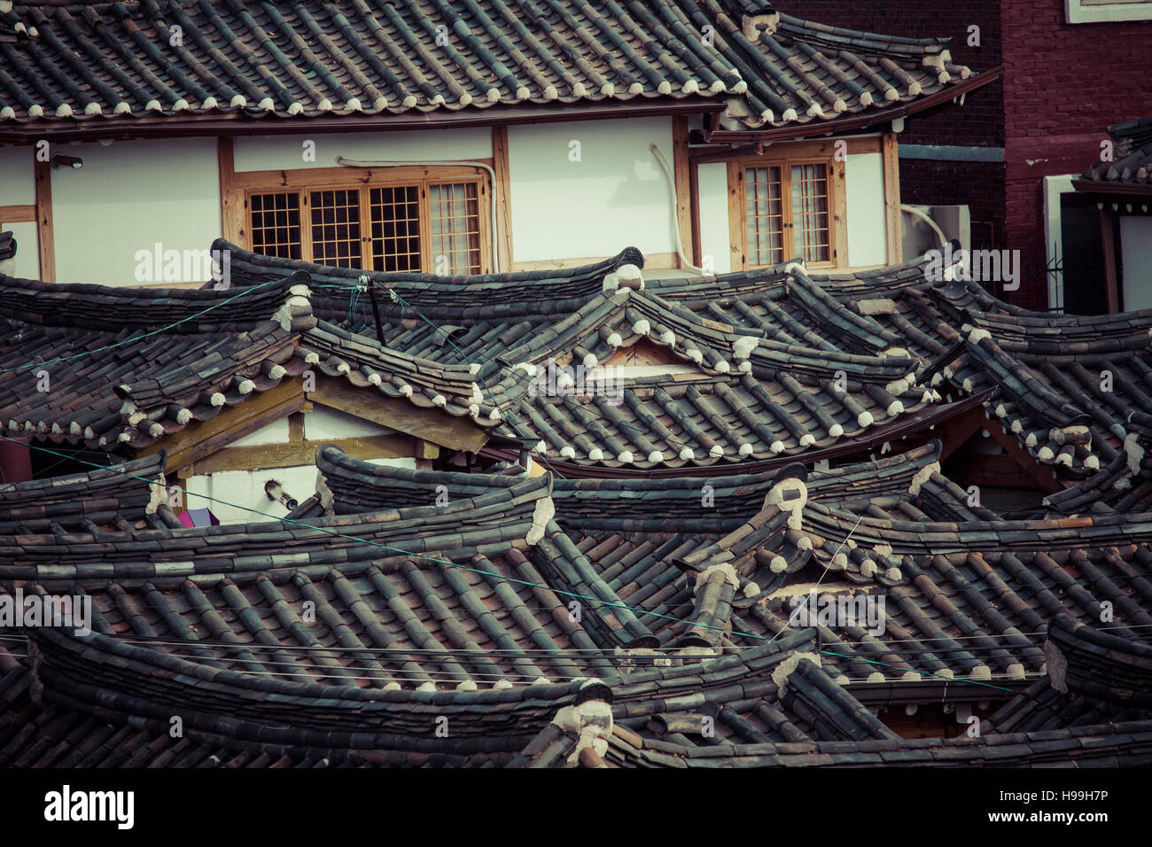 Bukchon Hanok Village is one of the famous place for Korean traditional ...