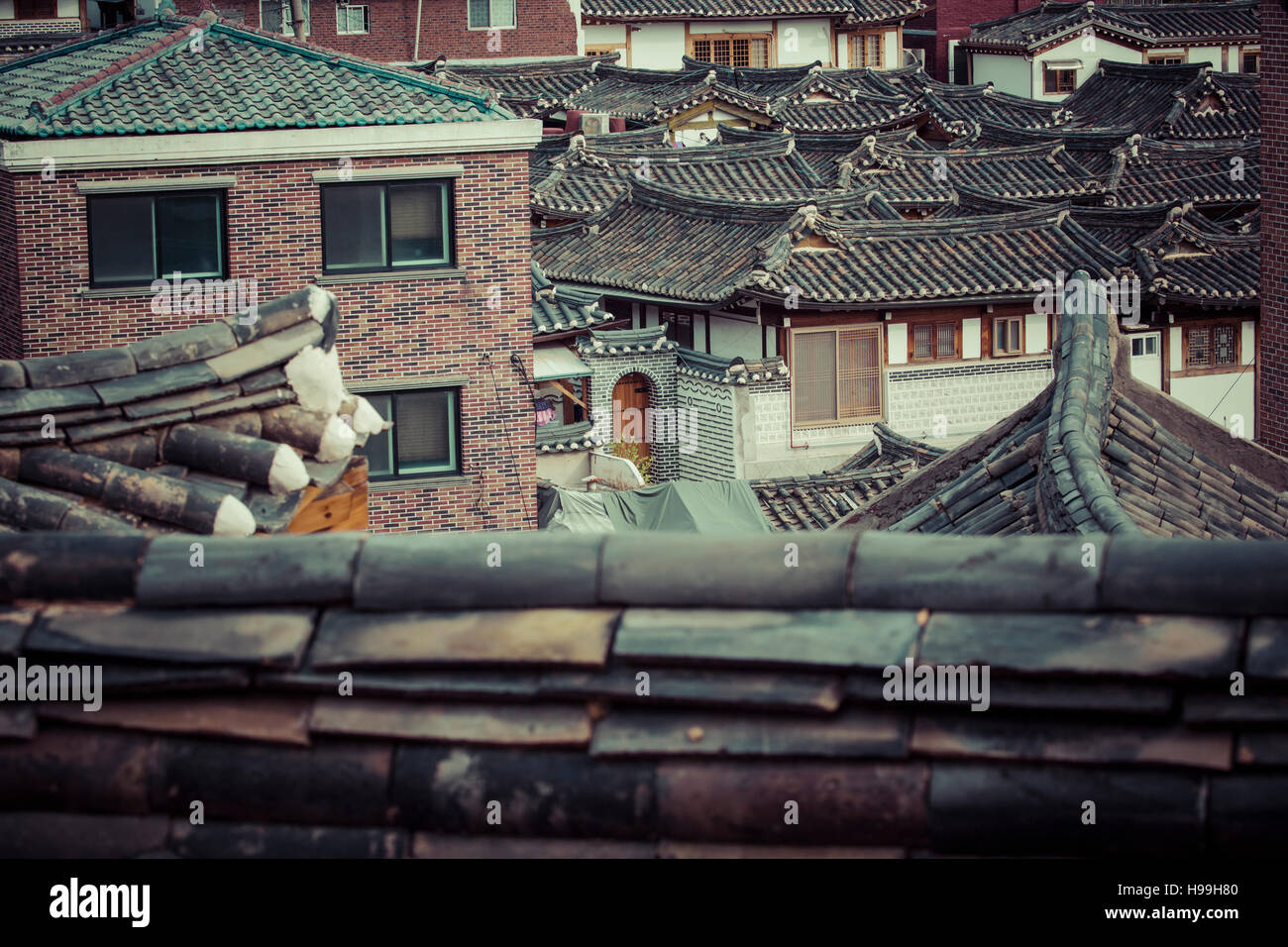 Bukchon Hanok Village is one of the famous place for Korean traditional ...