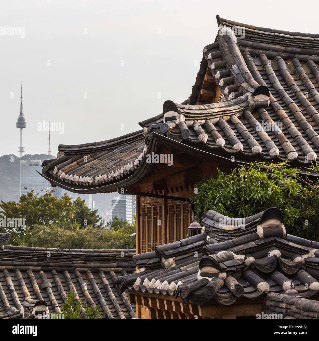 Bukchon Hanok Village is one of the famous place for Korean traditional ...