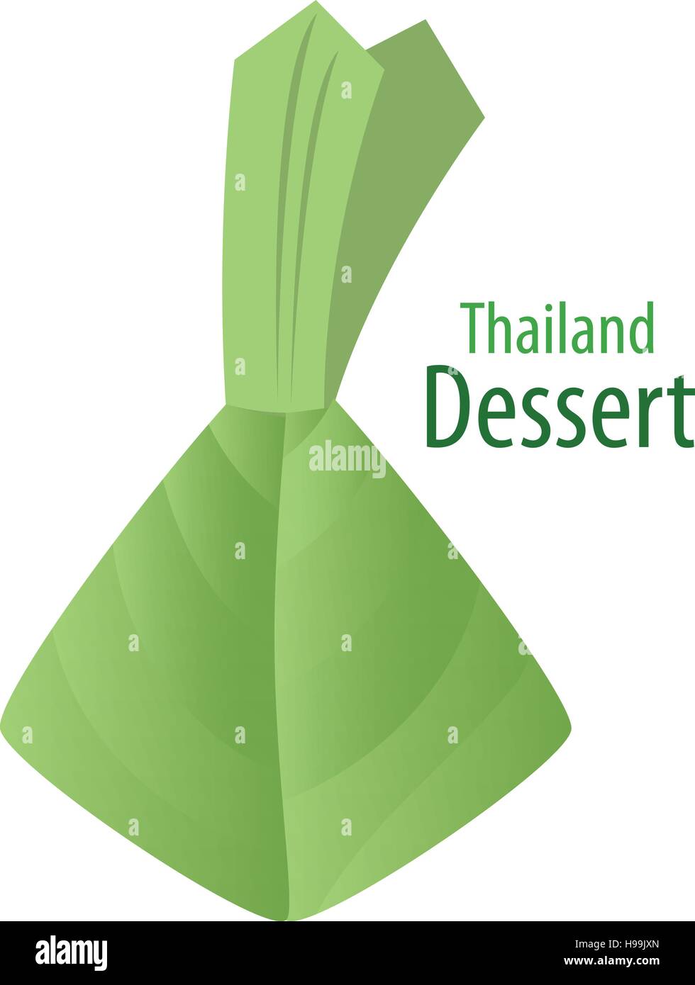 Vector illustration of  Thailand dessert Stock Vector