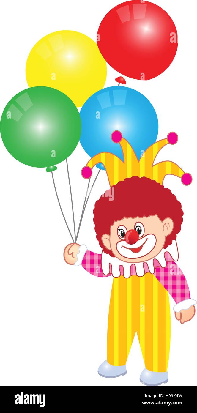 Vector illustration of Joker clown Stock Vector Image & Art - Alamy