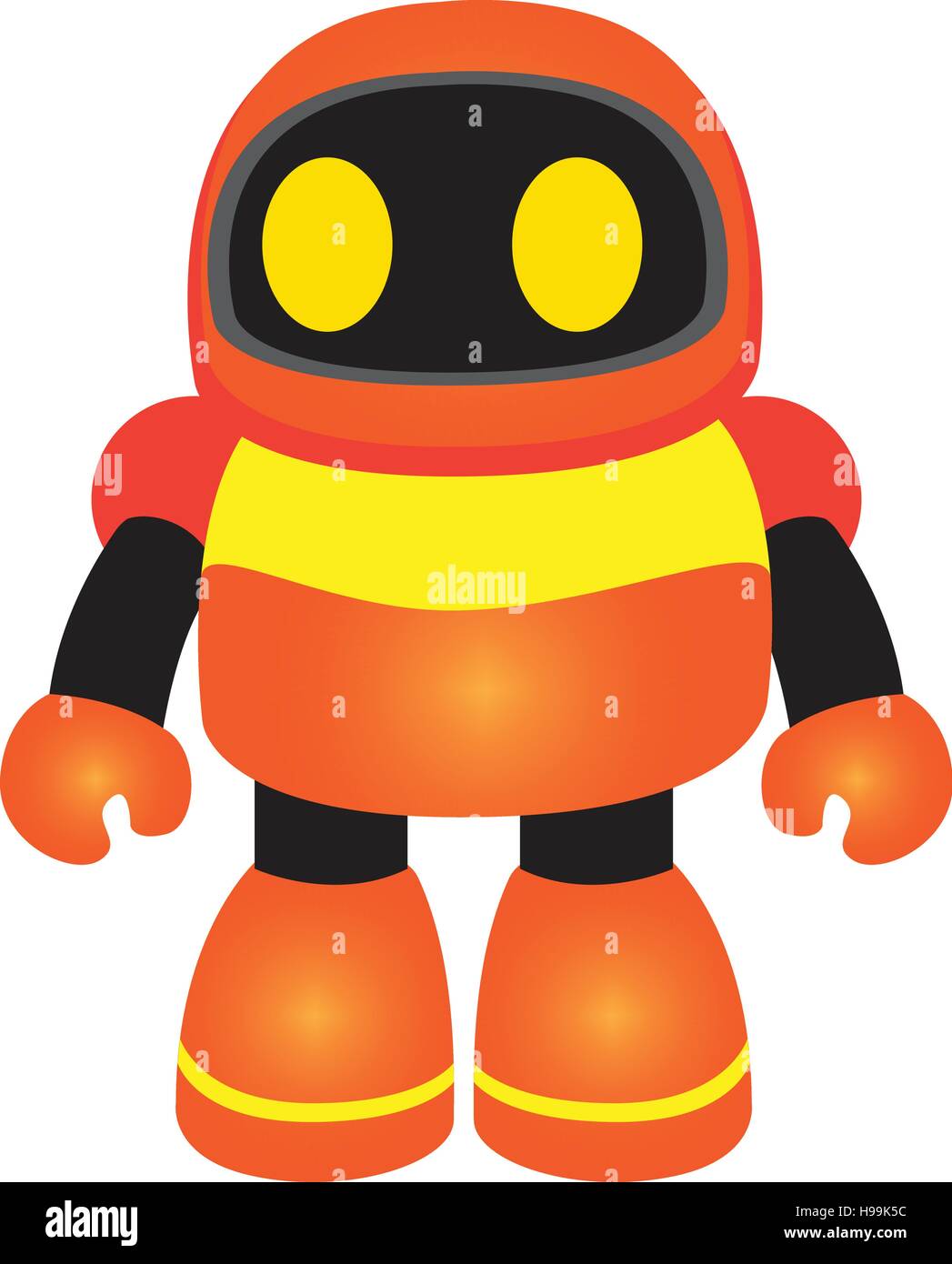 Vector illustration of Robot Stock Vector