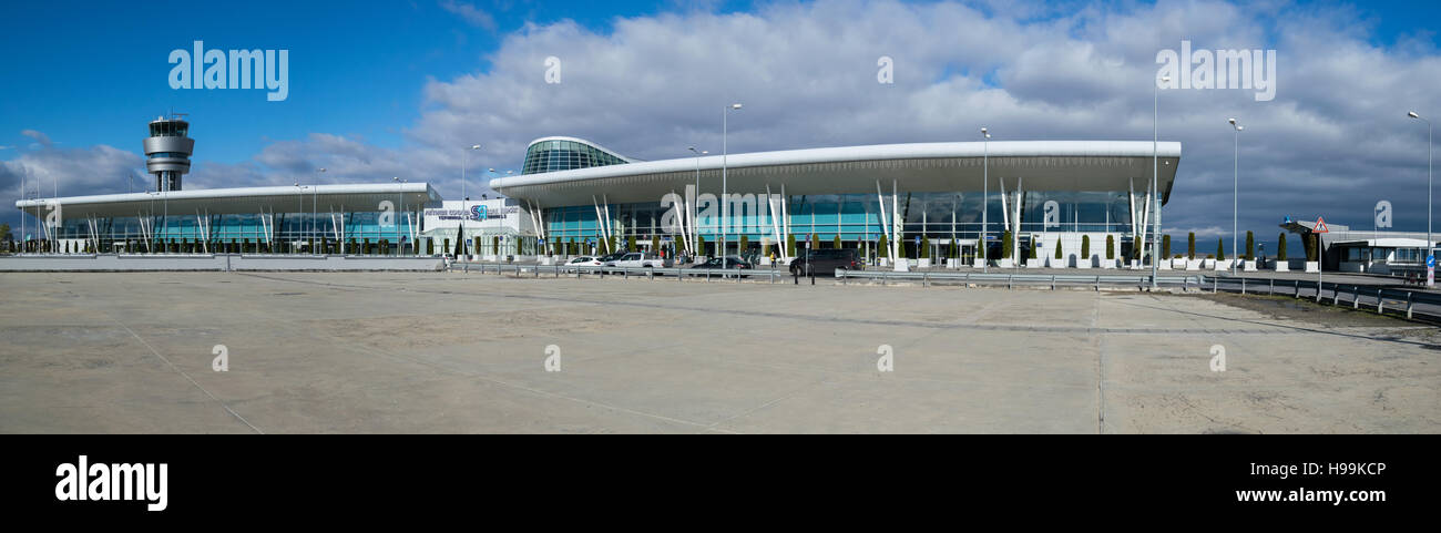 Sofia International Airport Entrance Stock Photo